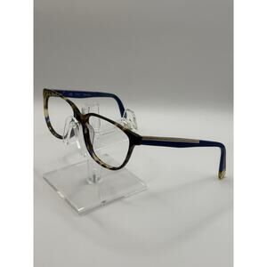 Furla VFU169K Eyeglasses Tortoise Blue Round 140 Designer Frames